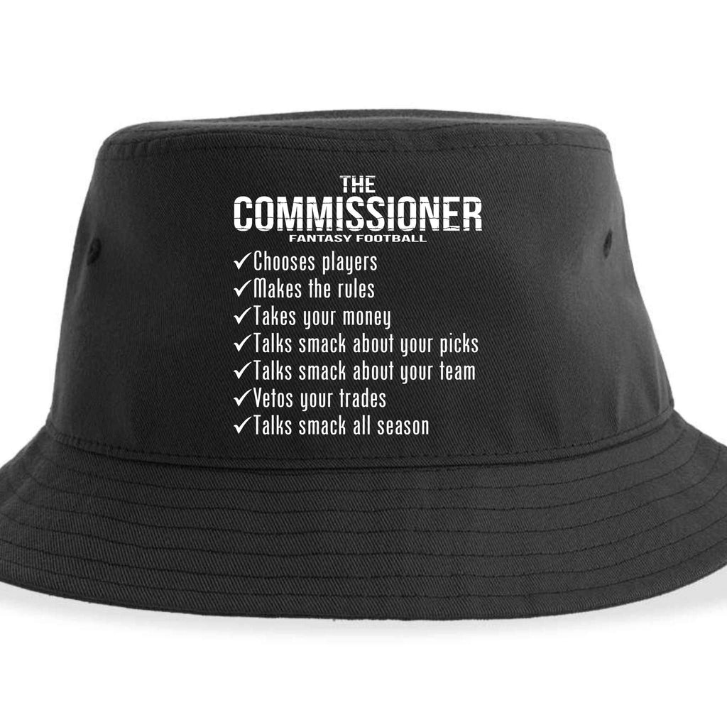 The Commissioner Fantasy Football  Sustainable Bucket Hat