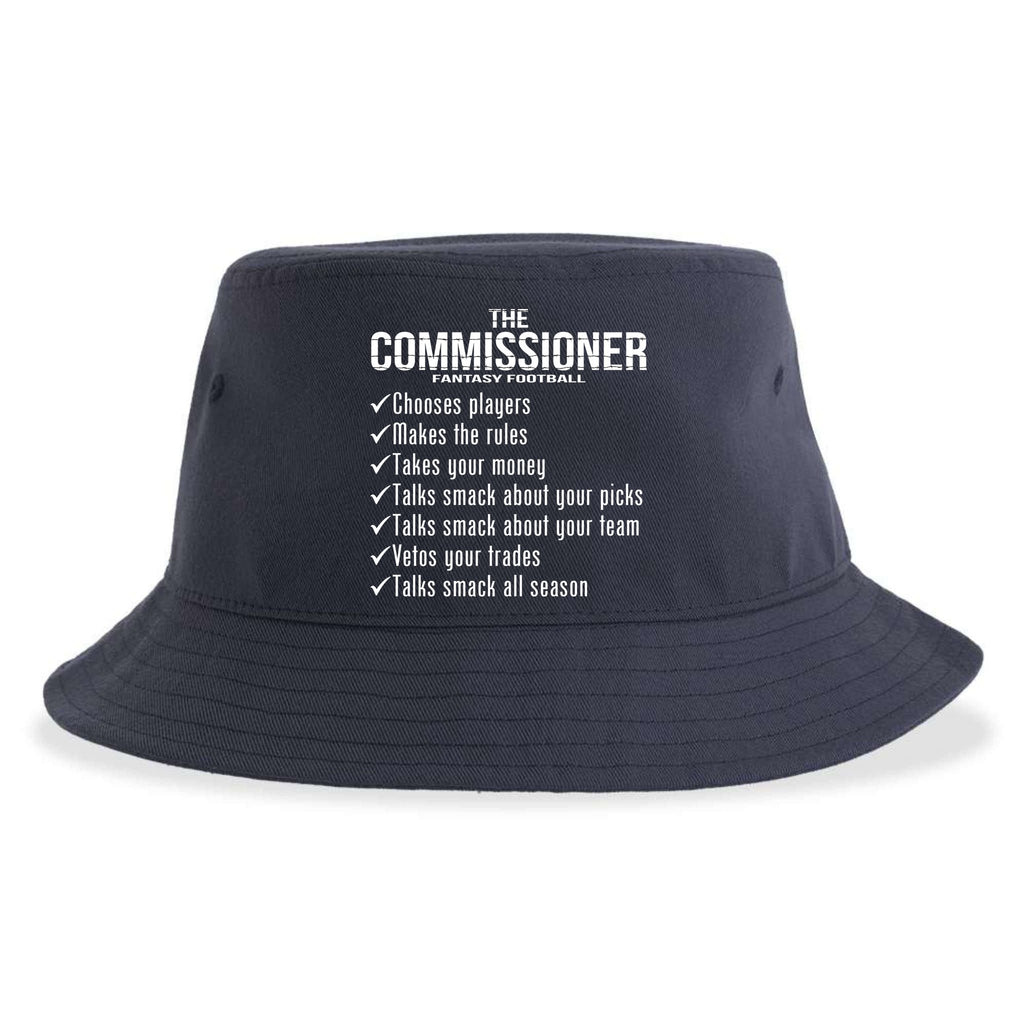 The Commissioner Fantasy Football  Sustainable Bucket Hat