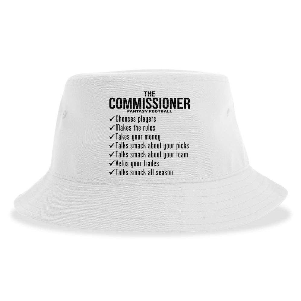 The Commissioner Fantasy Football  Sustainable Bucket Hat