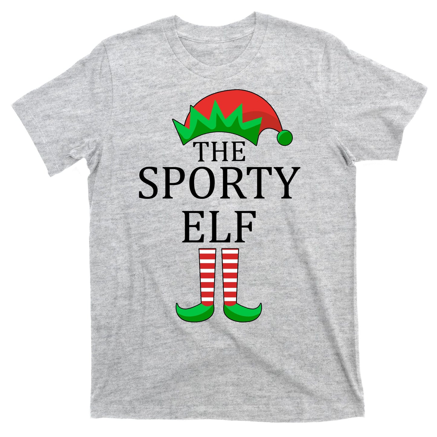 The Sporty Elf Family Matching Christmas T-Shirt