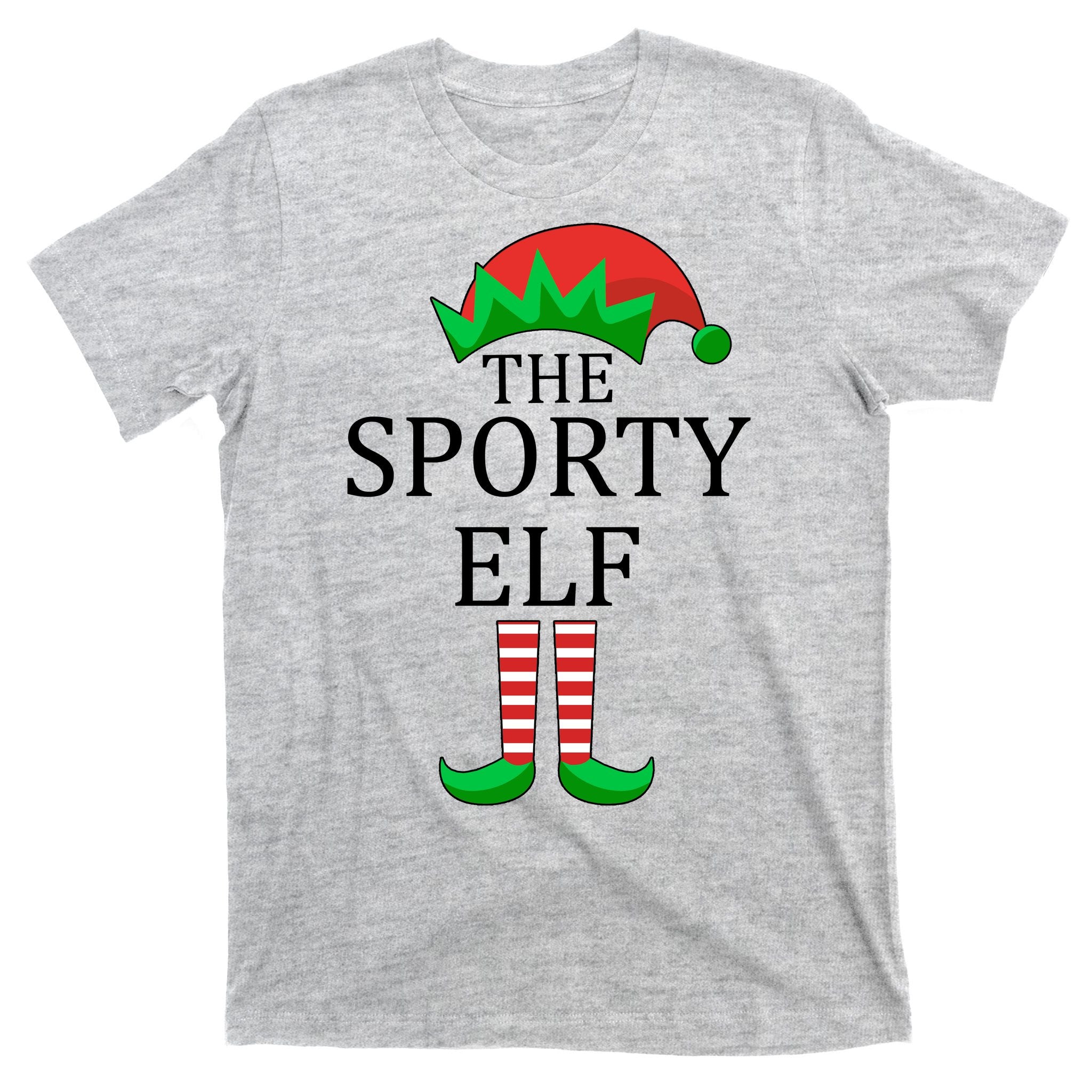 The Sporty Elf Family Matching Christmas T-Shirt