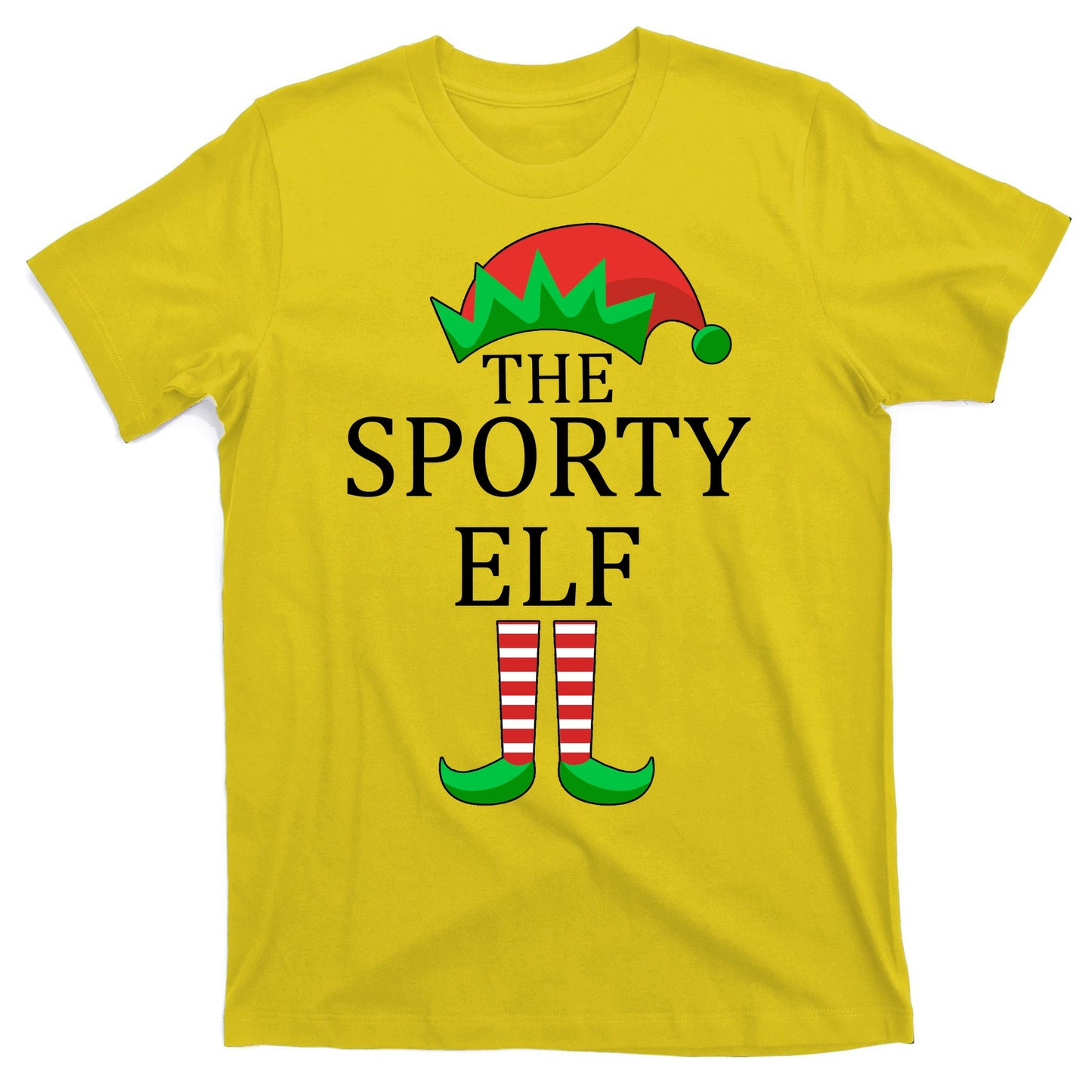 The Sporty Elf Family Matching Christmas T-Shirt