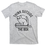 Think Outside The Box Cat Poop T-Shirt