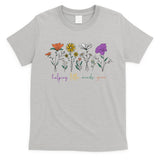 Teacher Helping Little Minds Grow Back To School Wildflower T-Shirt