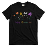 Teacher Helping Little Minds Grow Back To School Wildflower T-Shirt