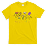 Teacher Helping Little Minds Grow Back To School Wildflower T-Shirt