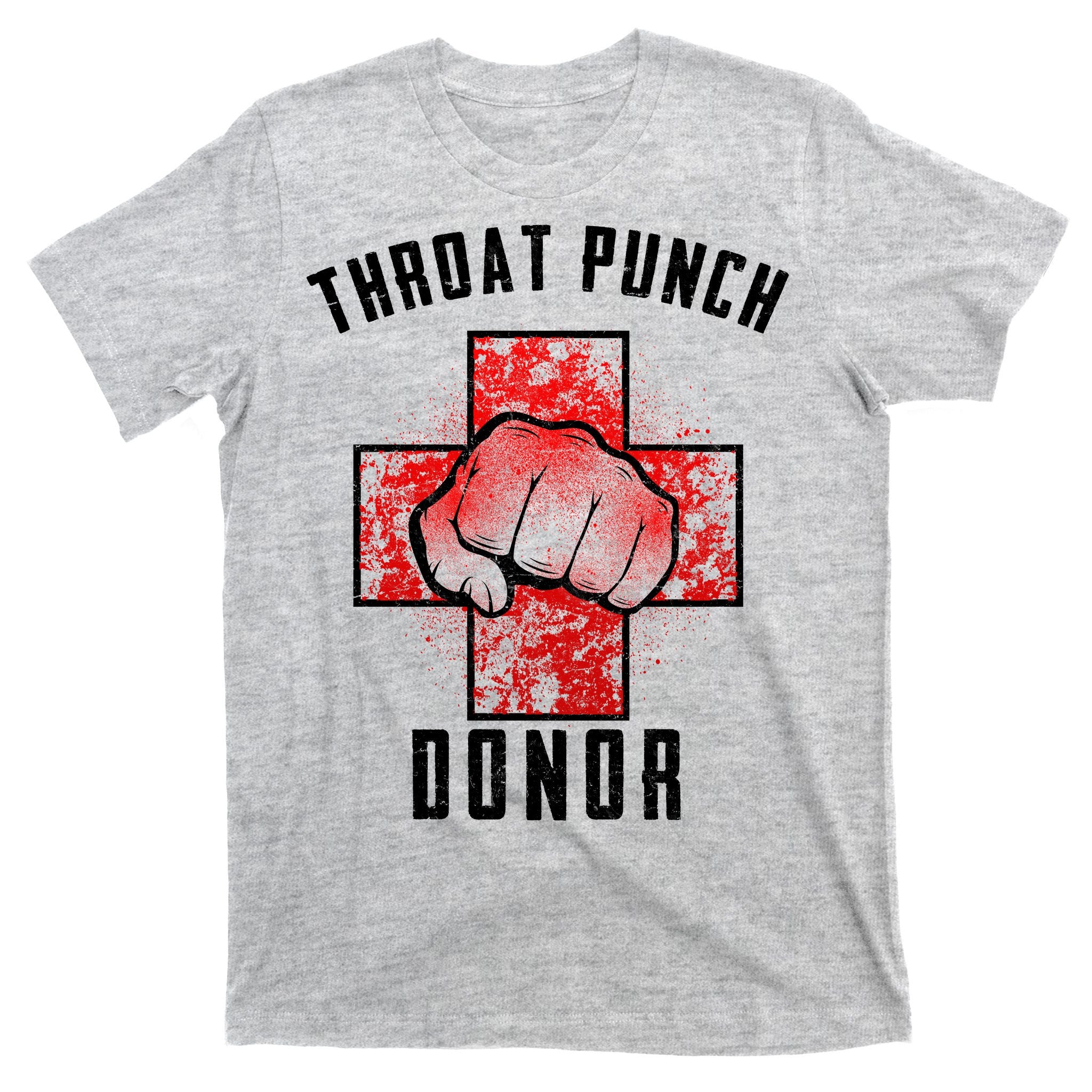 Throat Punch Donor Boxing Fan T-Shirt