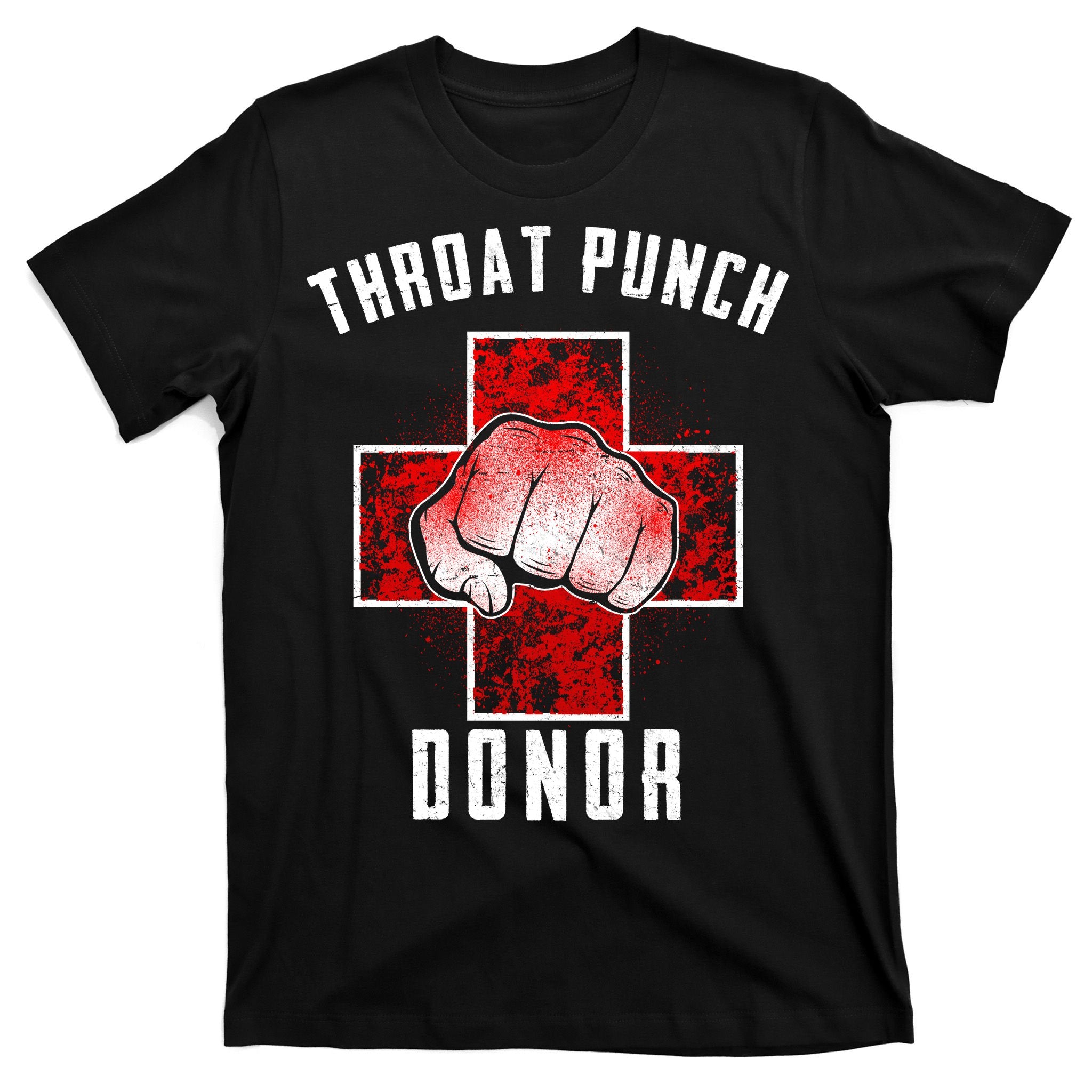Throat Punch Donor Boxing Fan T-Shirt