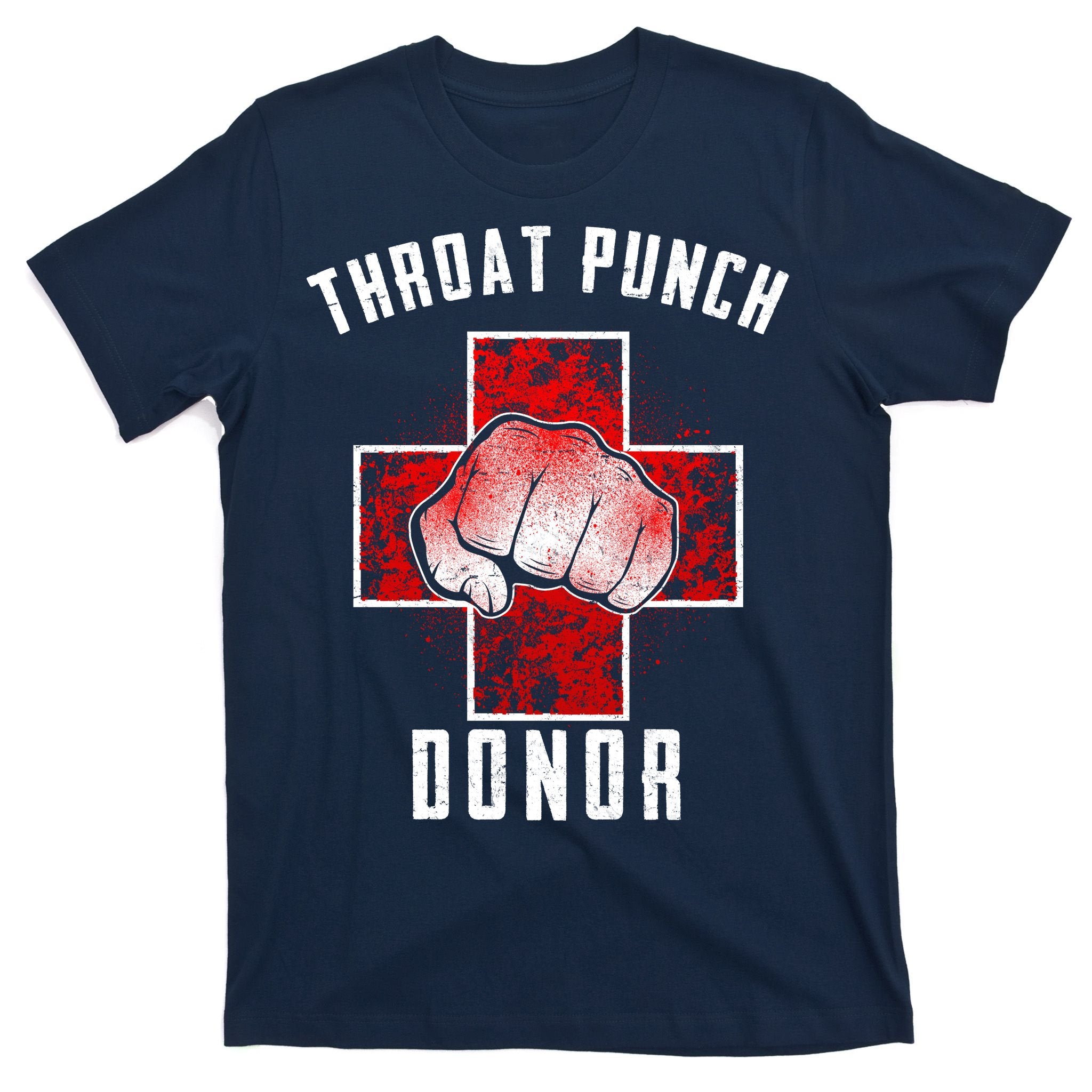 Throat Punch Donor Boxing Fan T-Shirt