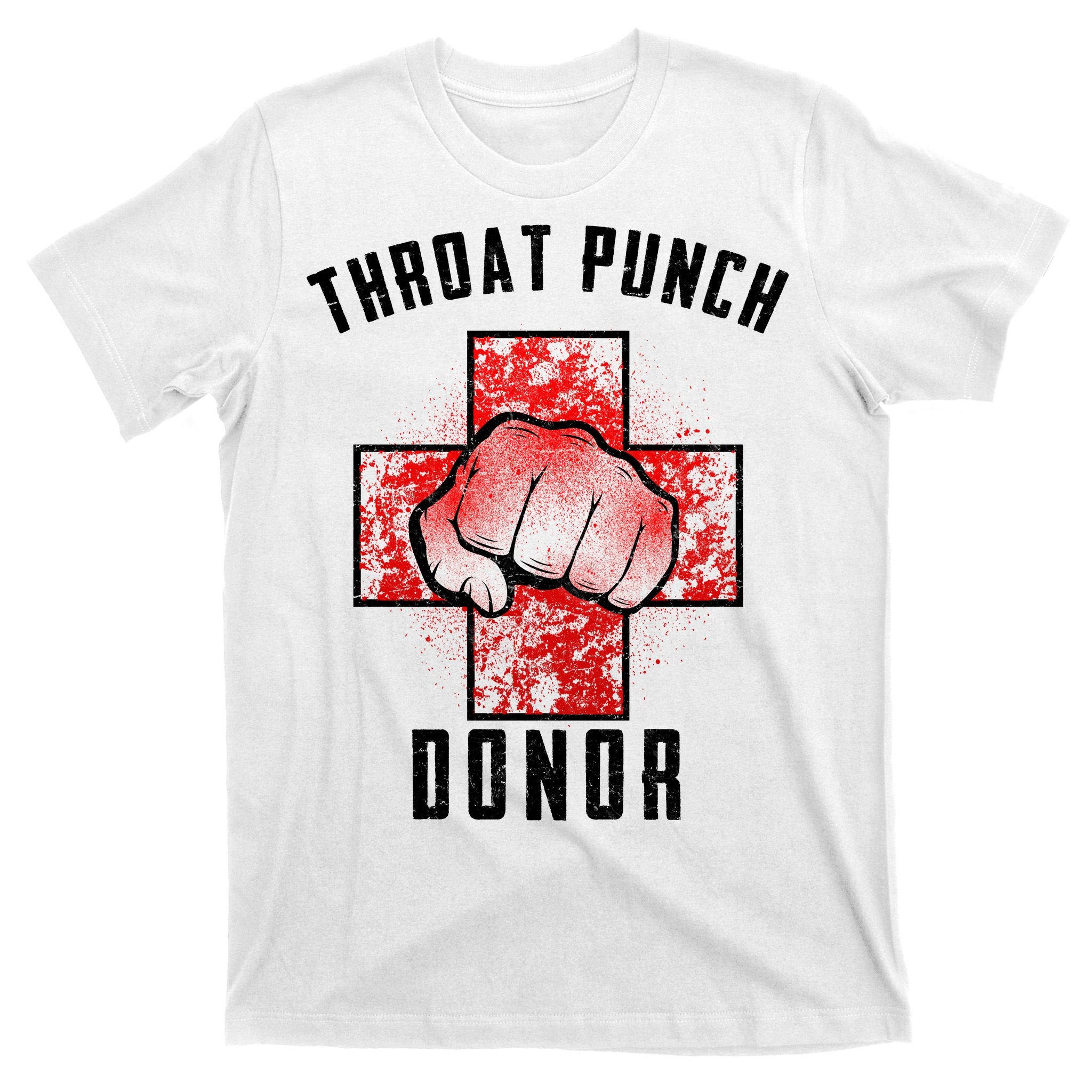 Throat Punch Donor Boxing Fan T-Shirt
