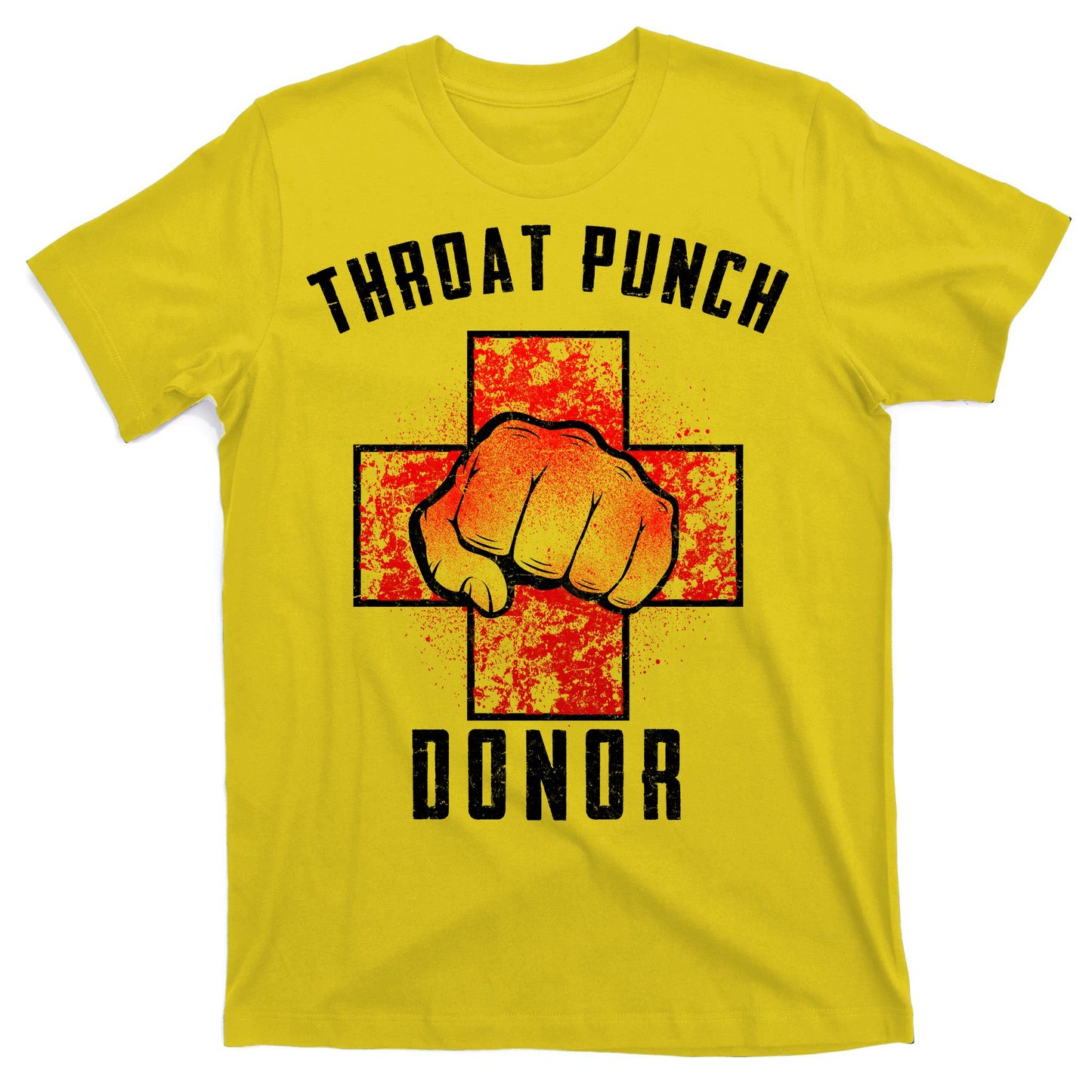 Throat Punch Donor Boxing Fan T-Shirt