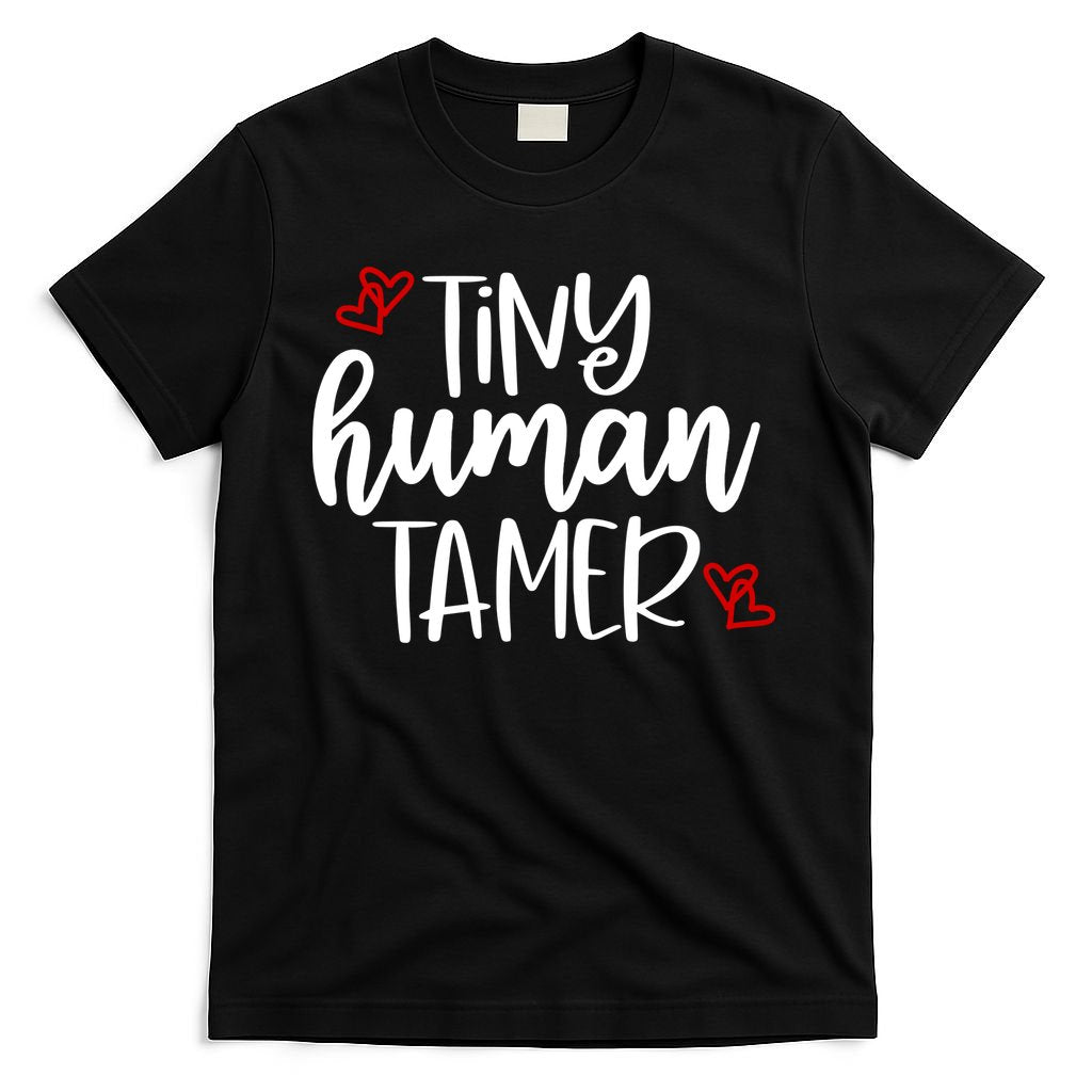 Tiny Human Tamer Funny T-Shirt