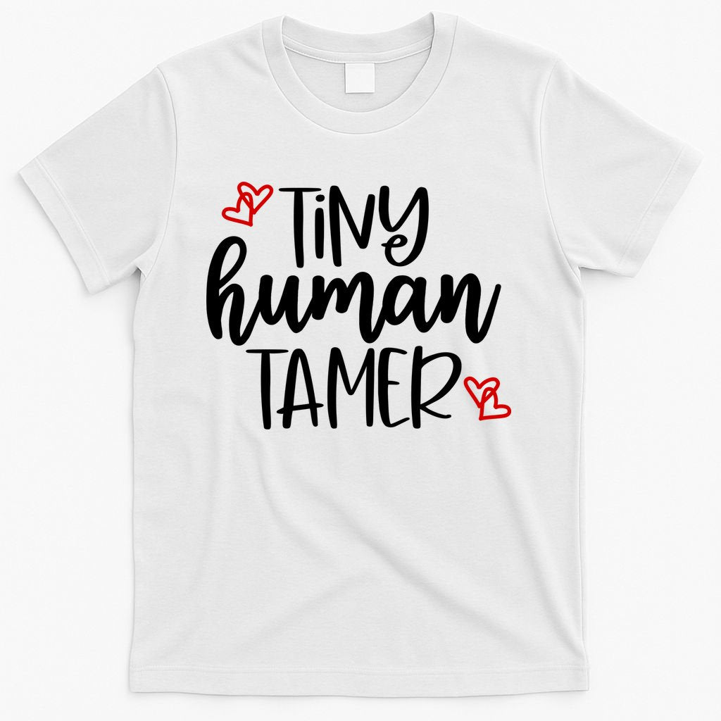 Tiny Human Tamer Funny T-Shirt