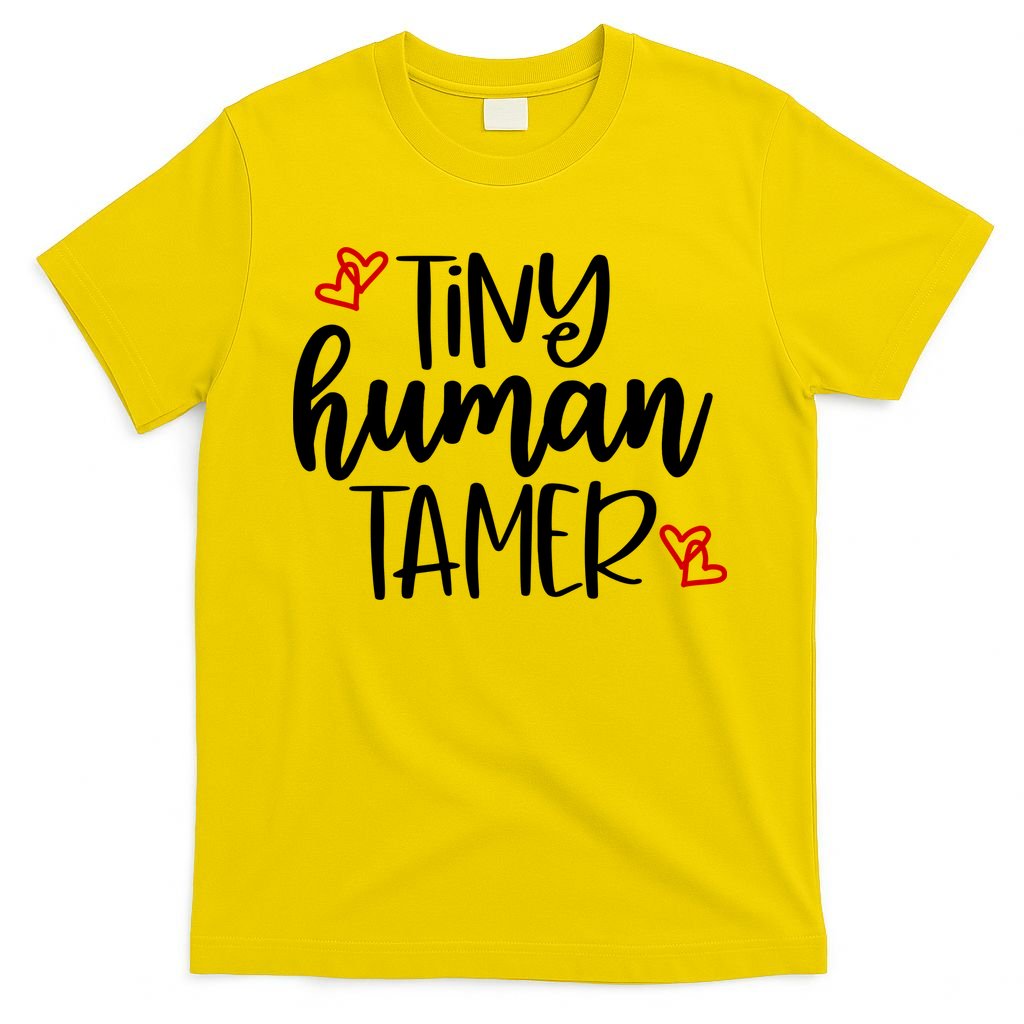 Tiny Human Tamer Funny T-Shirt