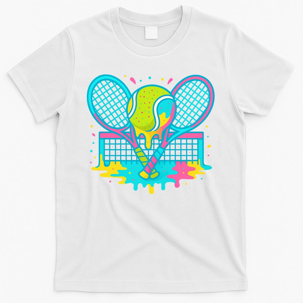 Tennis Ice Cream Drip T-Shirt