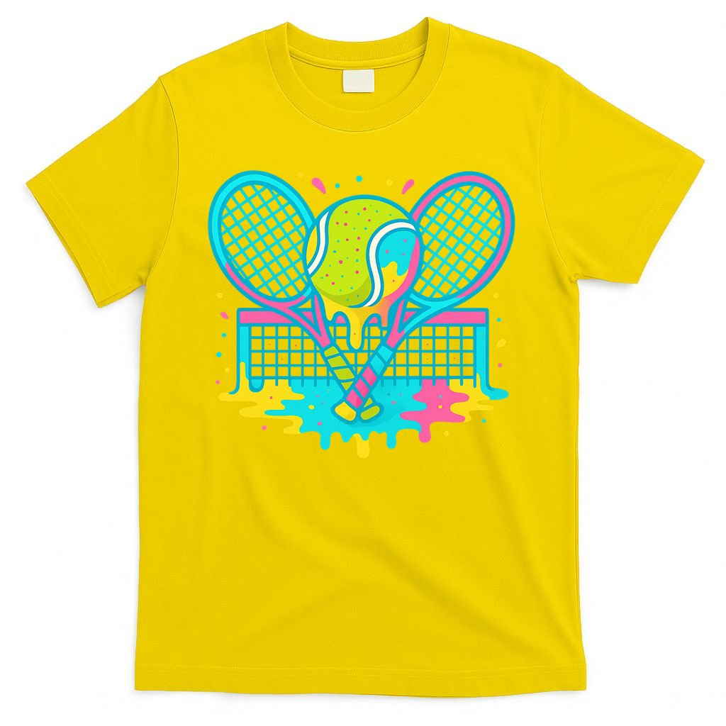 Tennis Ice Cream Drip T-Shirt