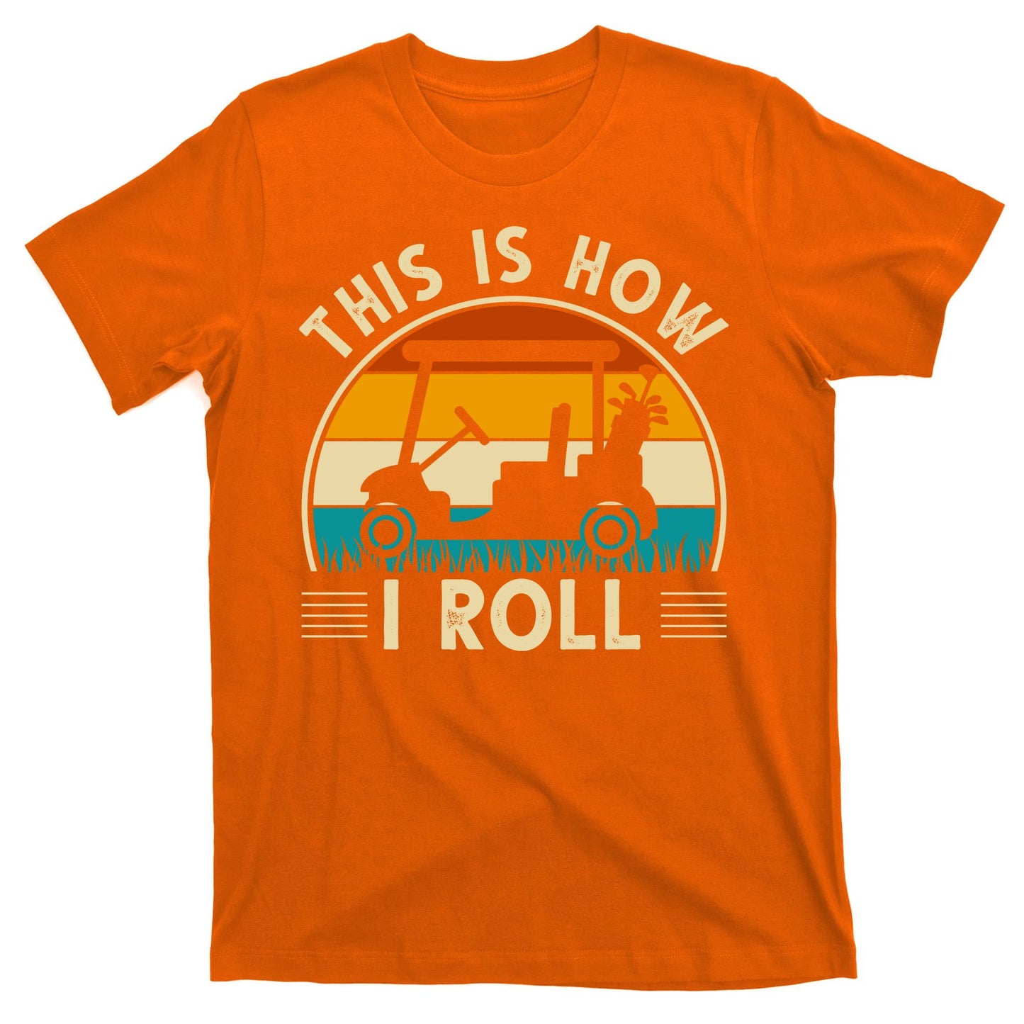 This Is How I Roll Retro Golf Lover T-Shirt