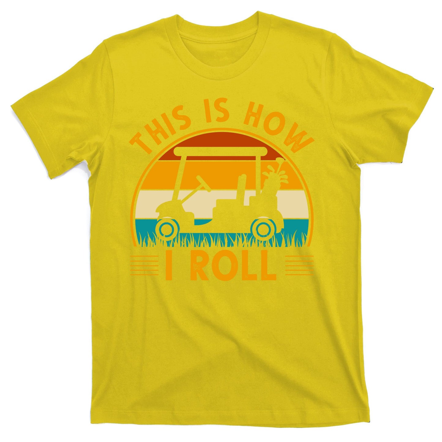 This Is How I Roll Retro Golf Lover T-Shirt