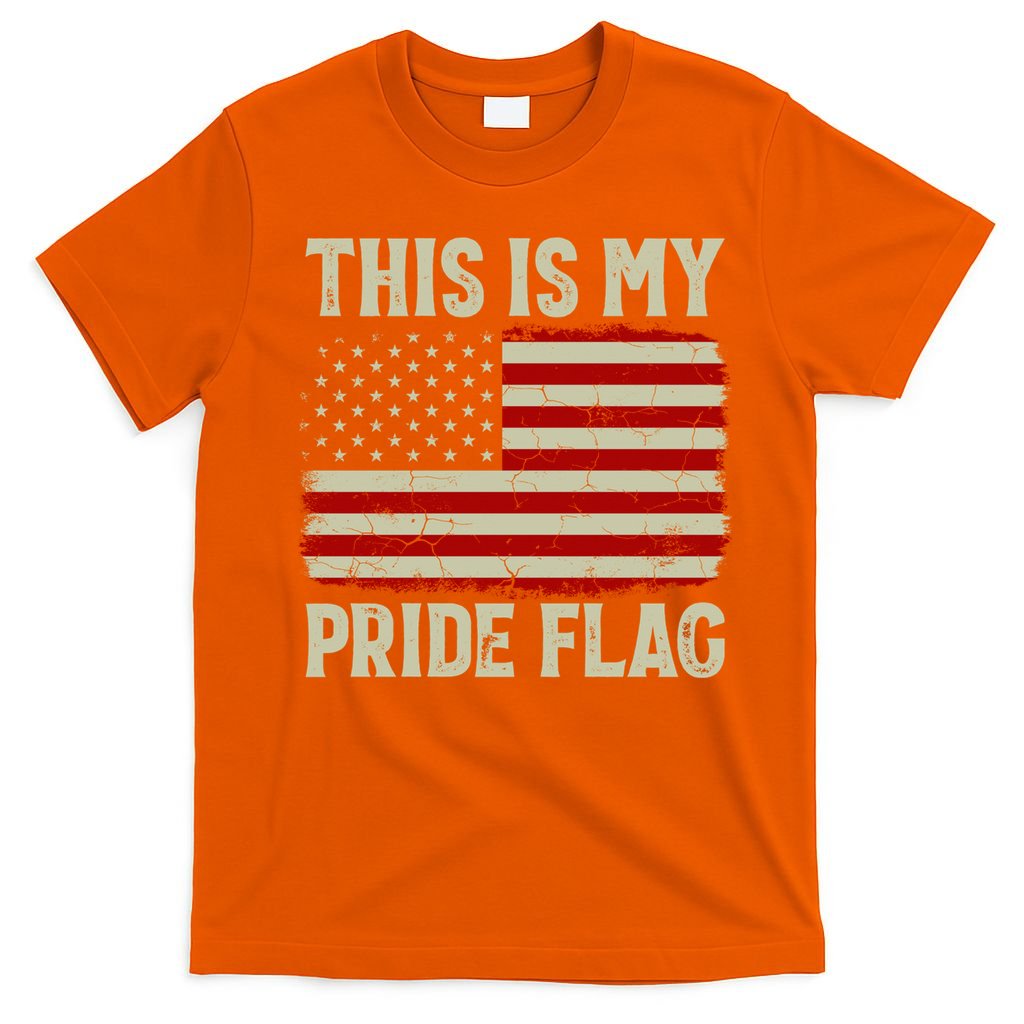 This Is My Pride Flag Patriotic American Flag, 4th of July  T-Shirt