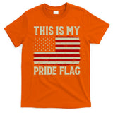 This Is My Pride Flag Patriotic American Flag, 4th of July  T-Shirt