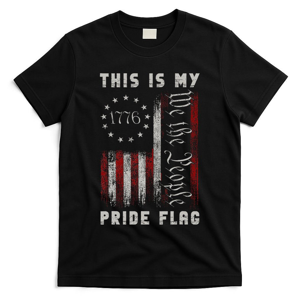 This Is My Pride Flag Usa American 4th Of July T-Shirt