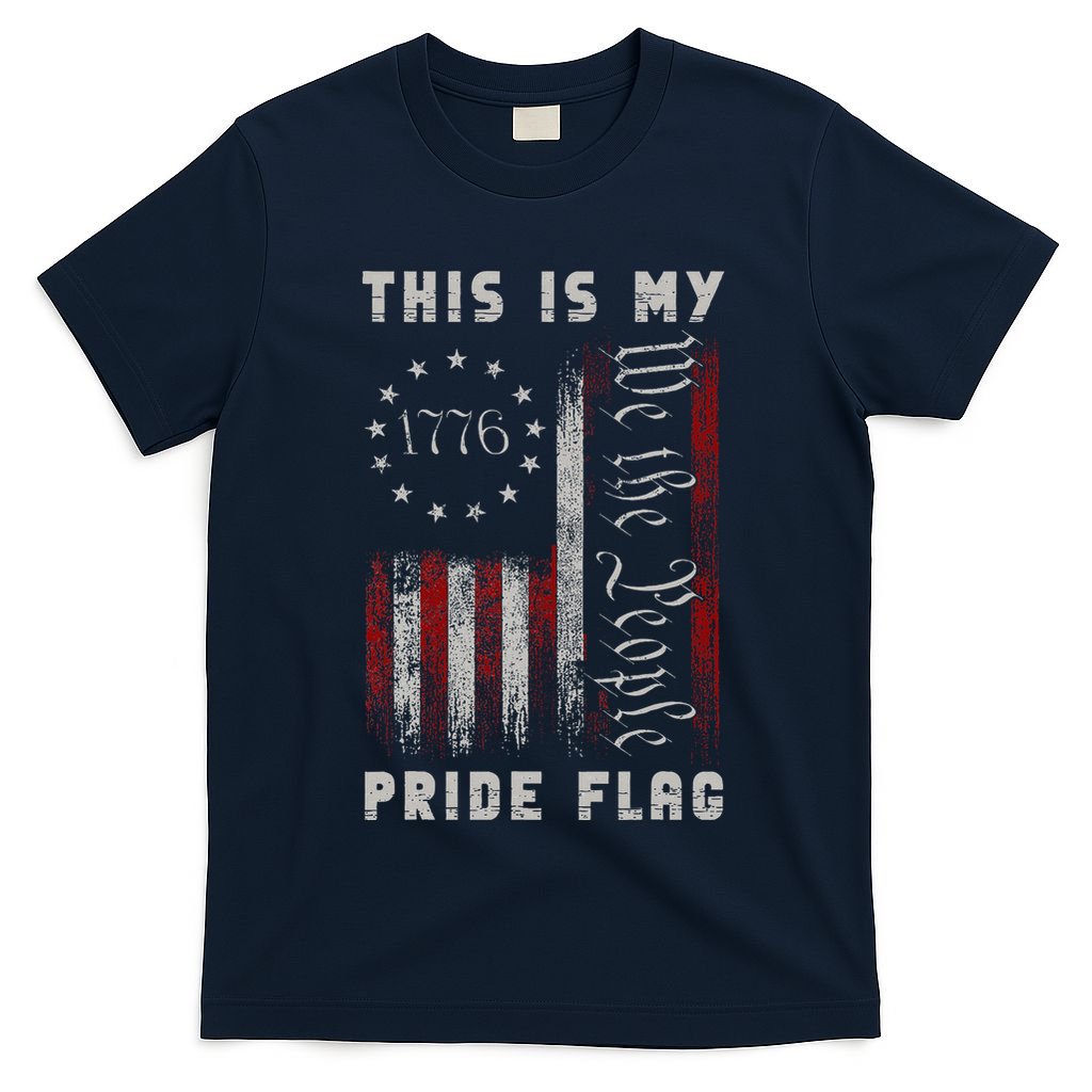 This Is My Pride Flag Usa American 4th Of July T-Shirt