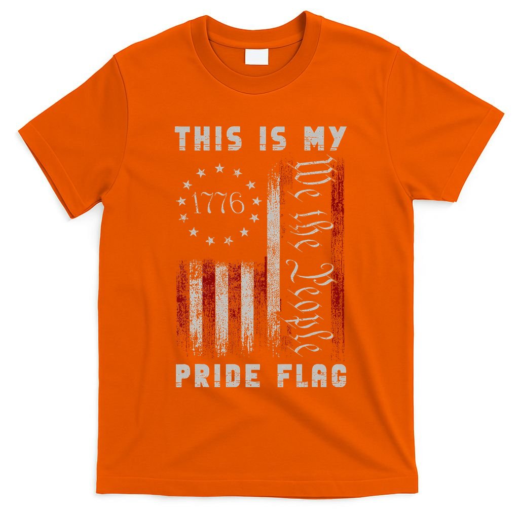 This Is My Pride Flag Usa American 4th Of July T-Shirt