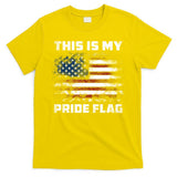 This Is My Pride Flag USA American 4th Of July Patriotic T-Shirt
