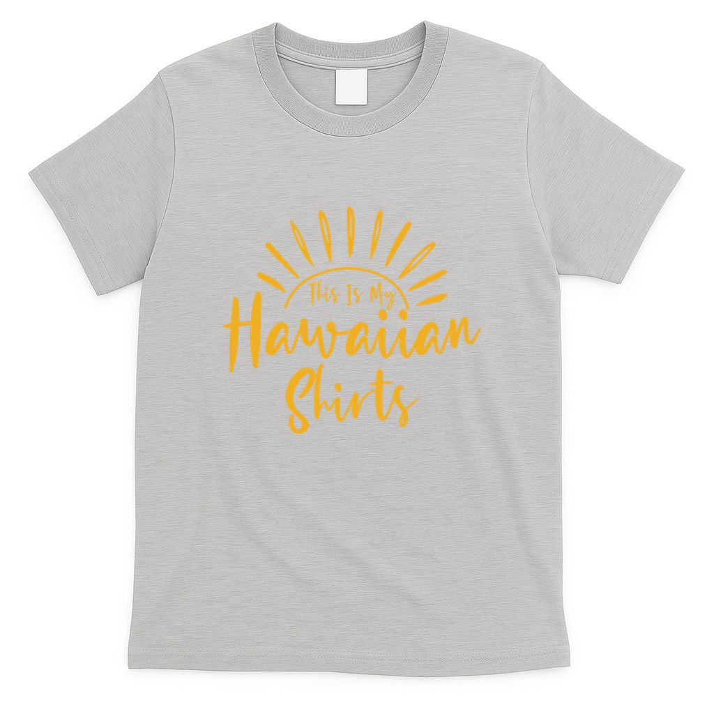 This Is My Hawaiian Shirts Retro Summer Vacation Party Hawaii T-Shirt
