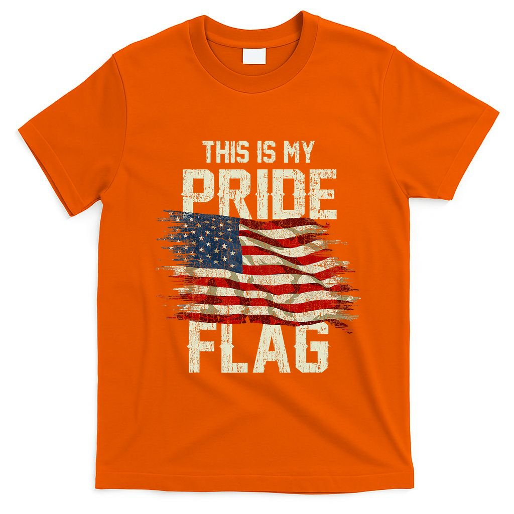 This Is My Pride Flag USA American 4th Of July Patriotic T-Shirt