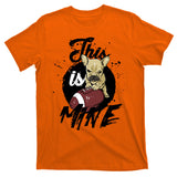 This Is Mine Cute Football Dog T-Shirt