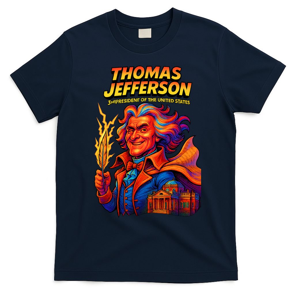 Thomas Jefferson The 3rd President Presidential Chronicles T-Shirt