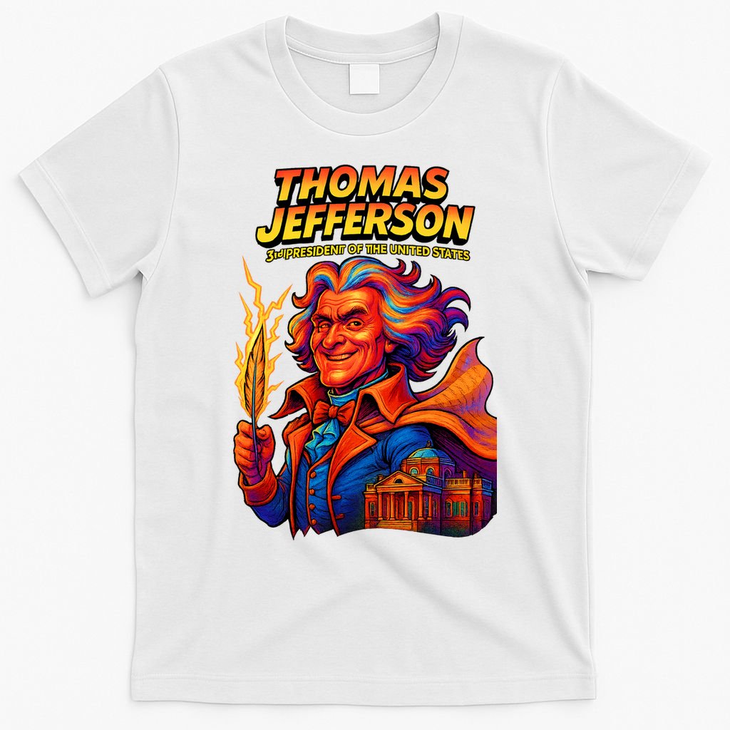 Thomas Jefferson The 3rd President Presidential Chronicles T-Shirt