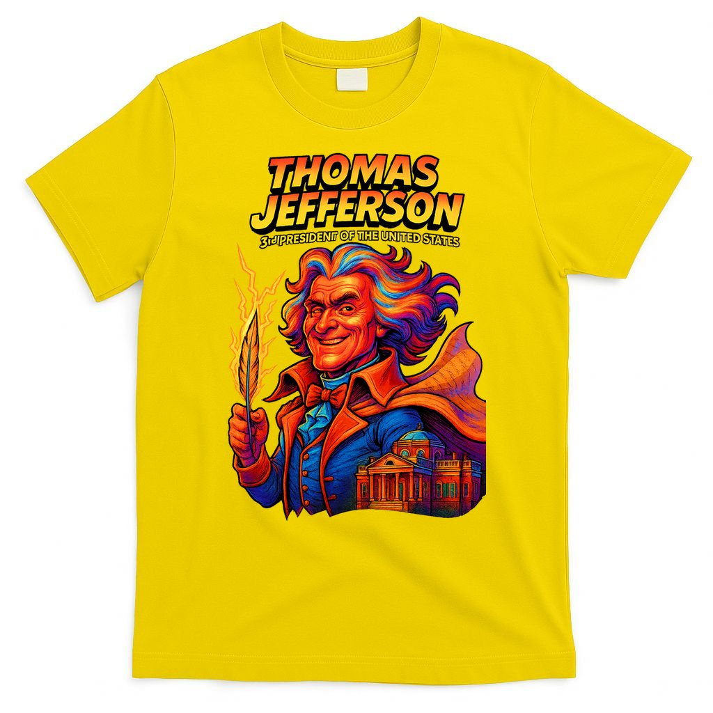 Thomas Jefferson The 3rd President Presidential Chronicles T-Shirt