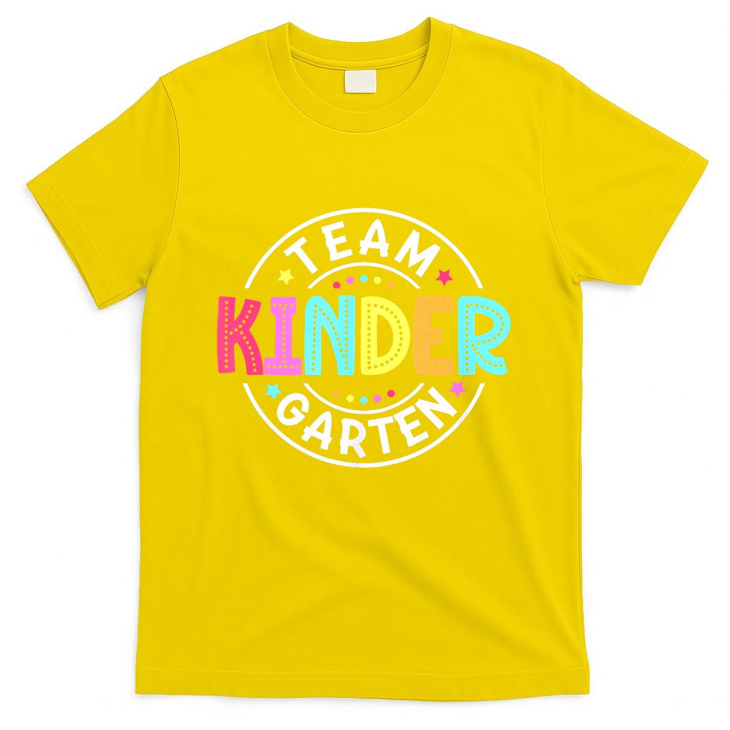 Team Kindergarten Teacher Back To School Kindergarten Squad T-Shirt