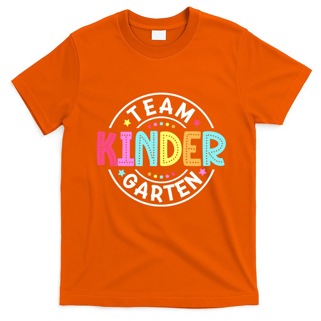Team Kindergarten Teacher Back To School Kindergarten Squad T-Shirt