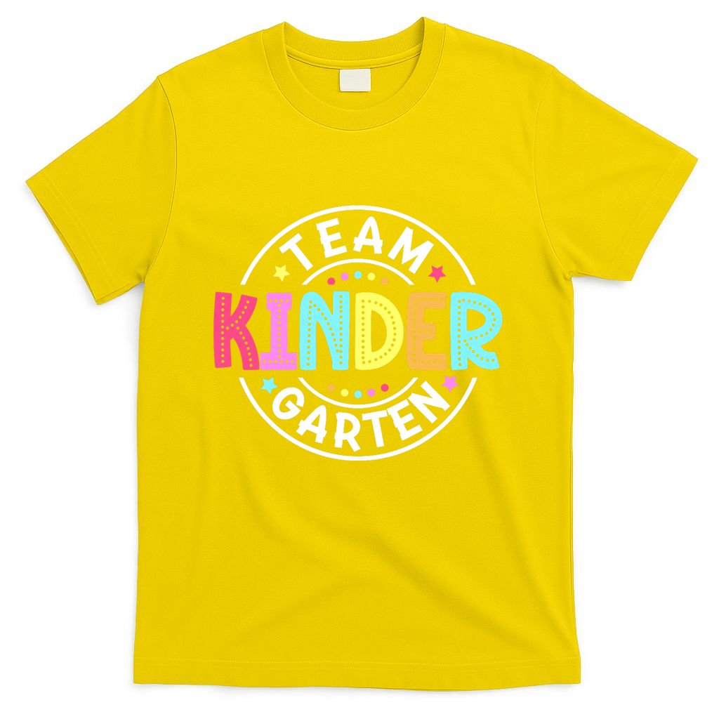 Team Kindergarten Teacher Back To School Kindergarten Squad T-Shirt