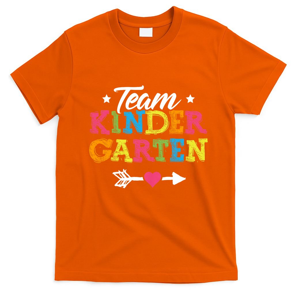 Team Kindergarten Teacher Student Back To School T-Shirt