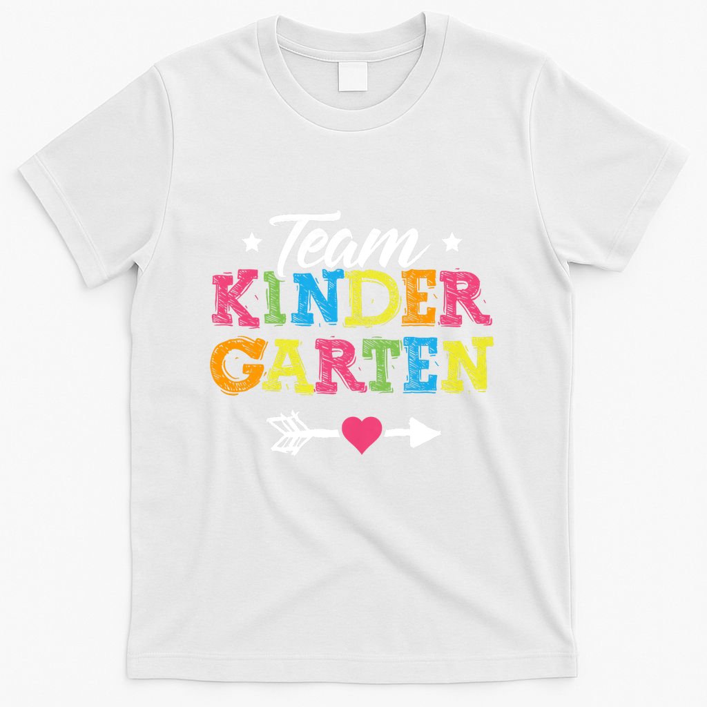 Team Kindergarten Teacher Student Back To School T-Shirt