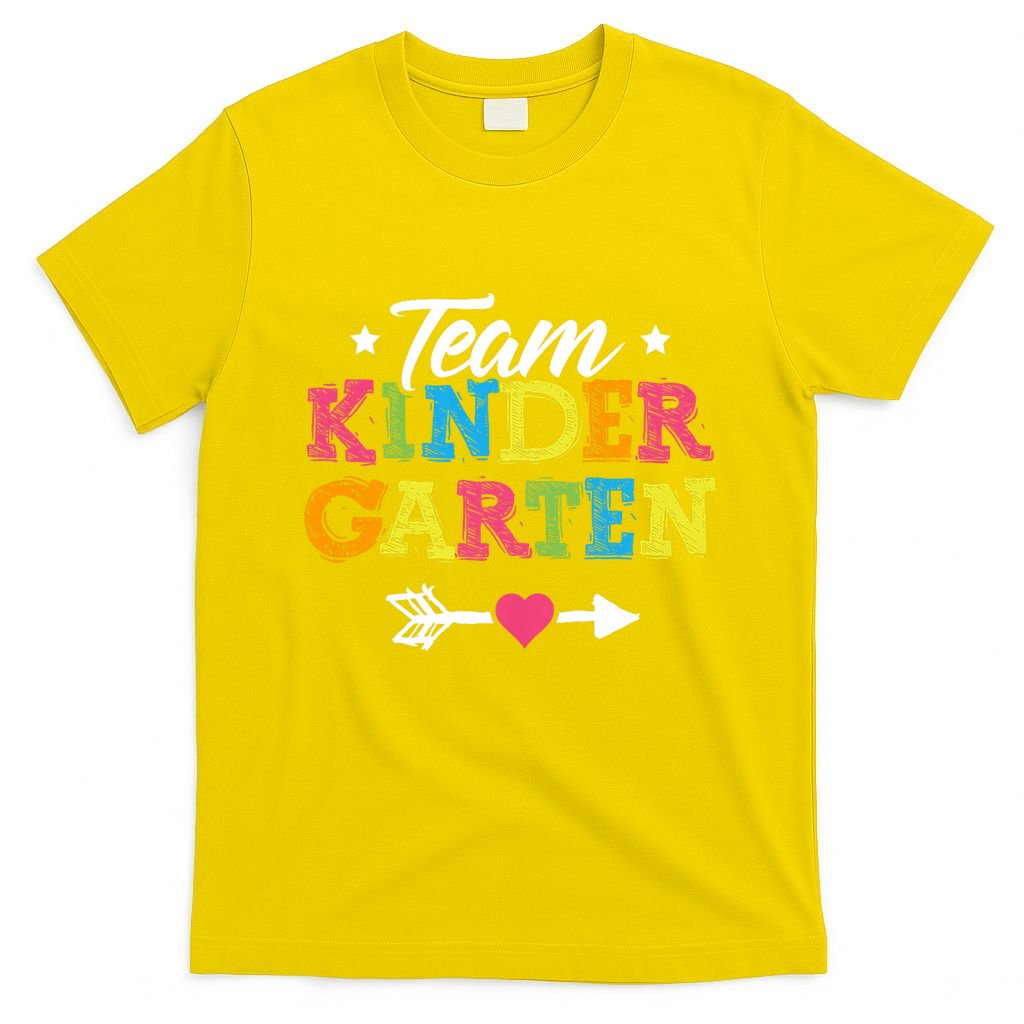 Team Kindergarten Teacher Student Back To School T-Shirt