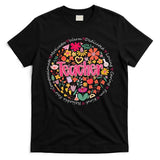 Teach Love Inspire Wildflower Teacher Funny Back To School T-Shirt