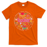 Teach Love Inspire Wildflower Teacher Funny Back To School T-Shirt