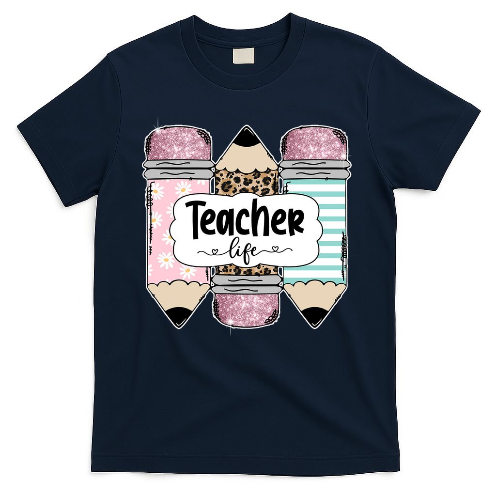 Teacher Life Pencil Back To School T-Shirt