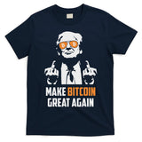 Trump Make Bitcoin Great Again Funny Maga Pro Trump T-Shirt