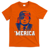 Trump Merica Funny Trump 4th Of July 2024 Sunglasses Us Flag Gift T-Shirt