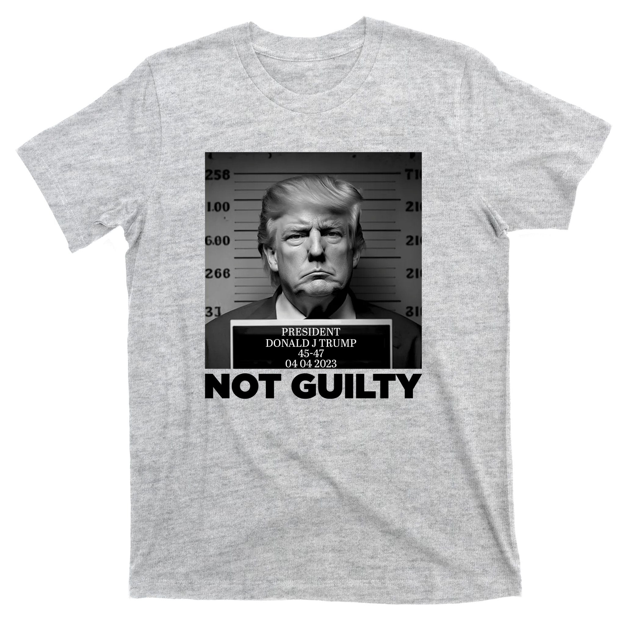 Trump Mug Shot, Trump Not Guilty Pro Trump Supporter T-Shirt