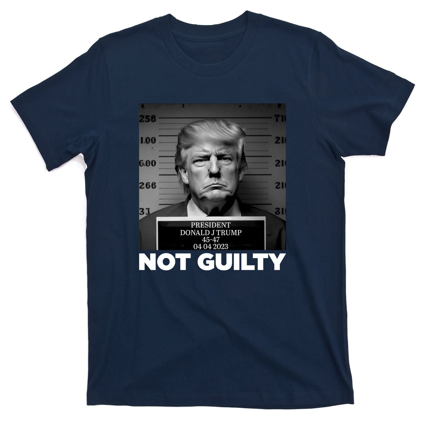 Trump Mug Shot, Trump Not Guilty Pro Trump Supporter T-Shirt