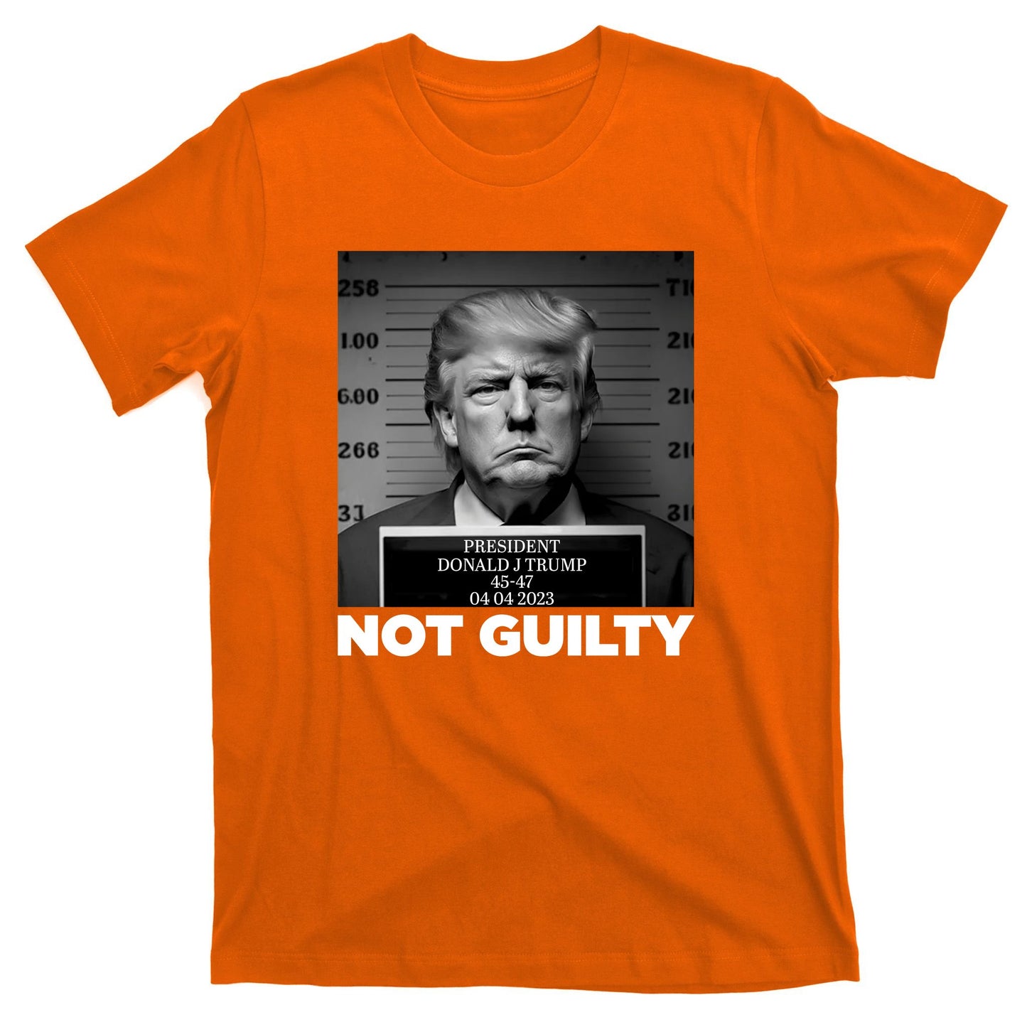 Trump Mug Shot, Trump Not Guilty Pro Trump Supporter T-Shirt