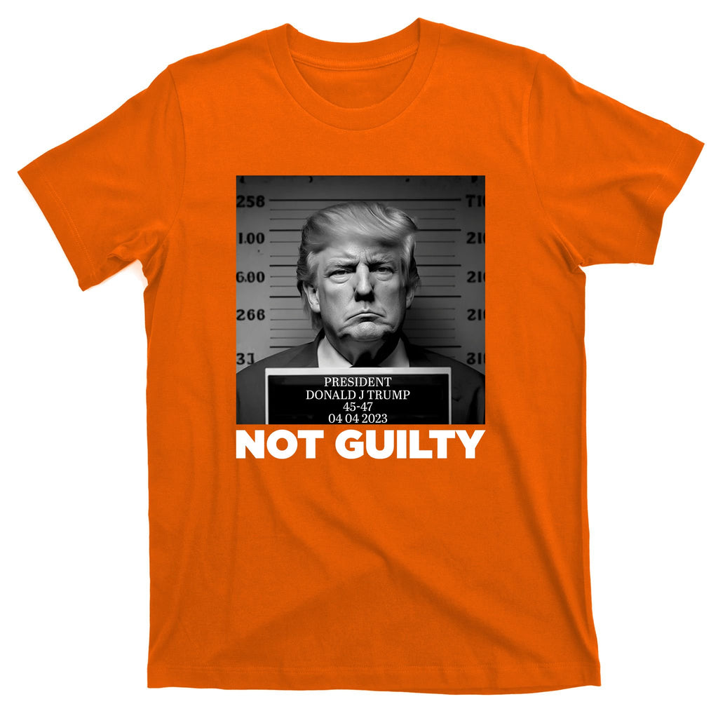 Trump Mug Shot, Trump Not Guilty Pro Trump Supporter T-Shirt