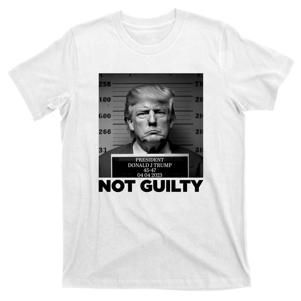 Trump Mug Shot, Trump Not Guilty Pro Trump Supporter T-Shirt